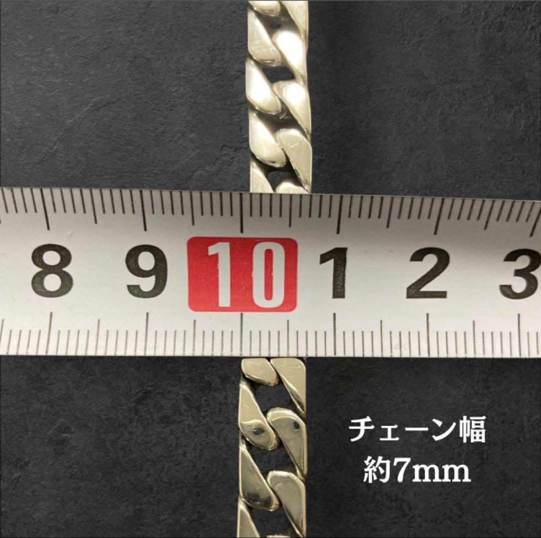 重厚 喜平チェーン ネックレス 50cm 幅7mm 存在感 ストリート モード