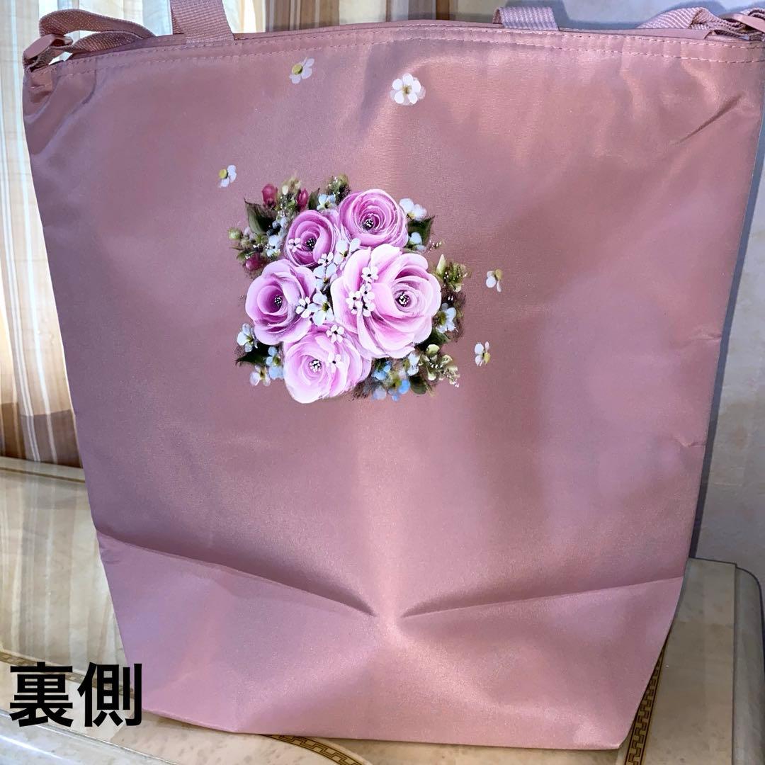 確認画面　薔薇　手描き　トールペイント