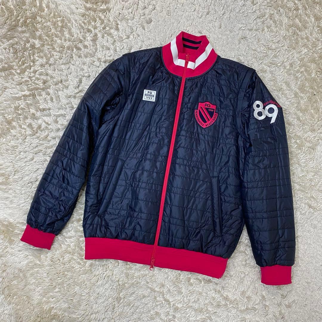 パーリーゲイツ　ゴルフウェア　2way ジャケット　ネイビー　5