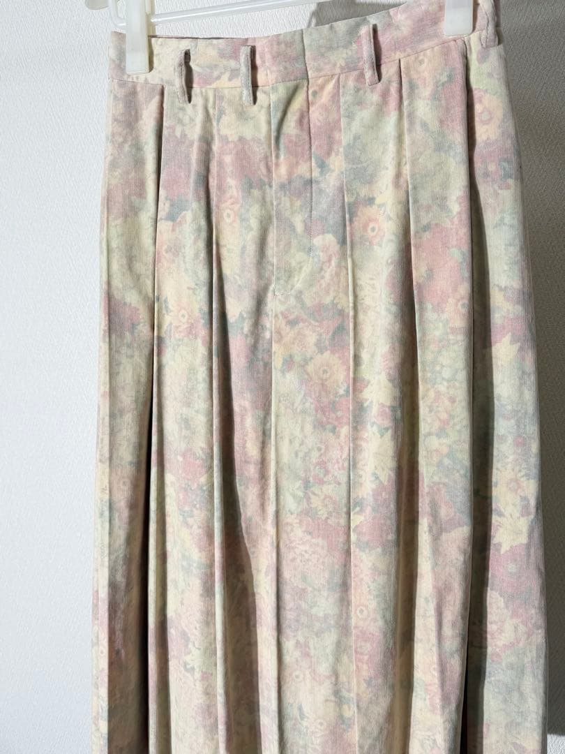 コムデギャルソン 04ss 総柄プリーツスカート