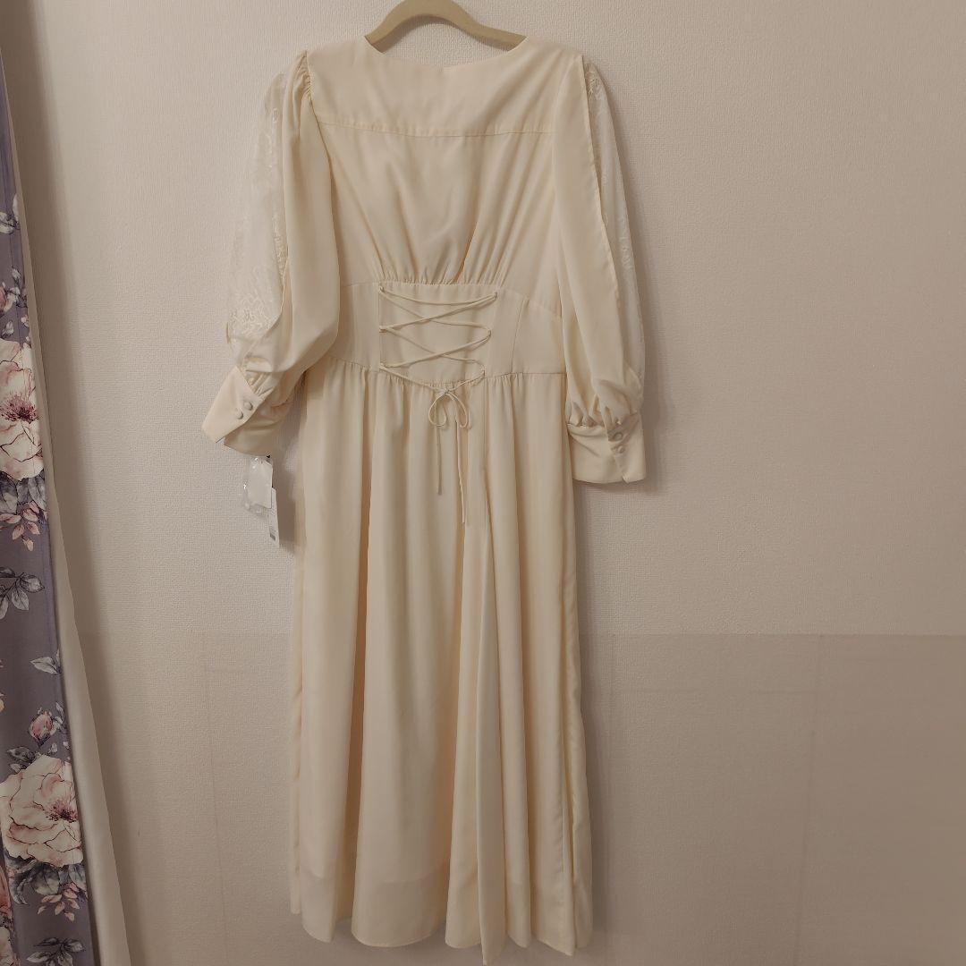 新品♡Herlipto Lace Sleeve Creep Long Dress