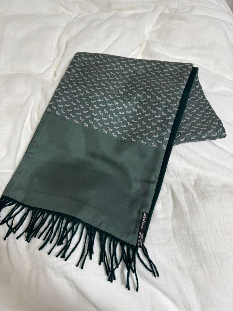 HERMES シマウマ模様 マフラー