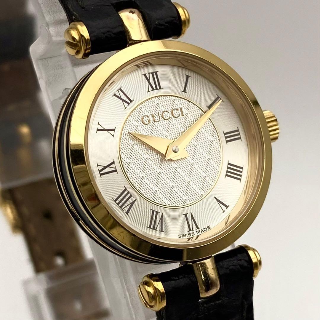 【稼働品】グッチ クォーツ 腕時計 2040L 新品電池