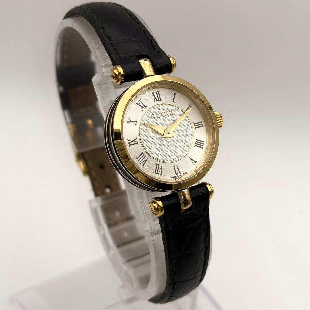 【稼働品】グッチ クォーツ 腕時計 2040L 新品電池