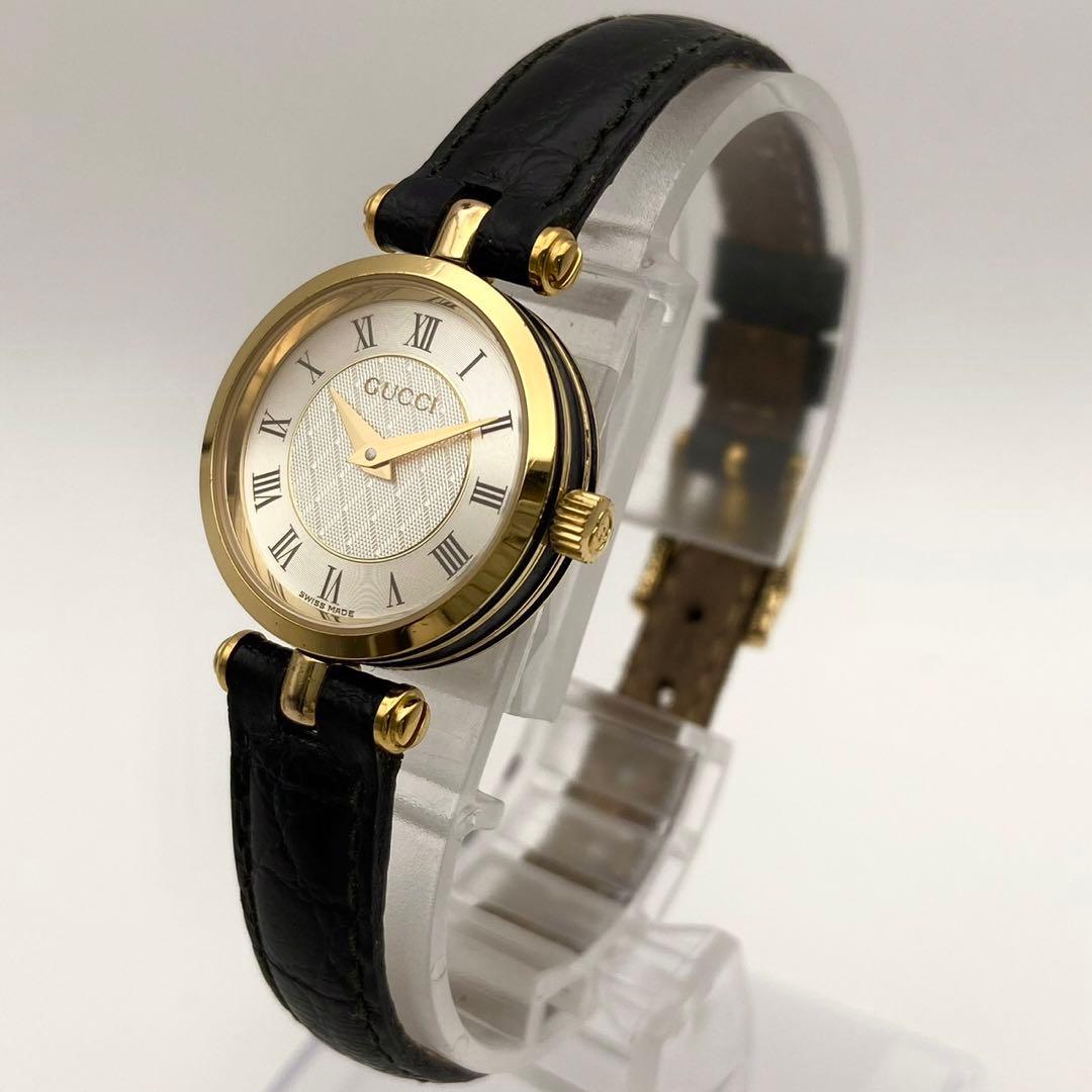 【稼働品】グッチ クォーツ 腕時計 2040L 新品電池