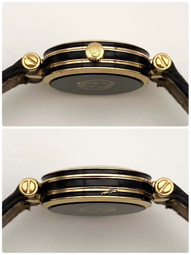 【稼働品】グッチ クォーツ 腕時計 2040L 新品電池