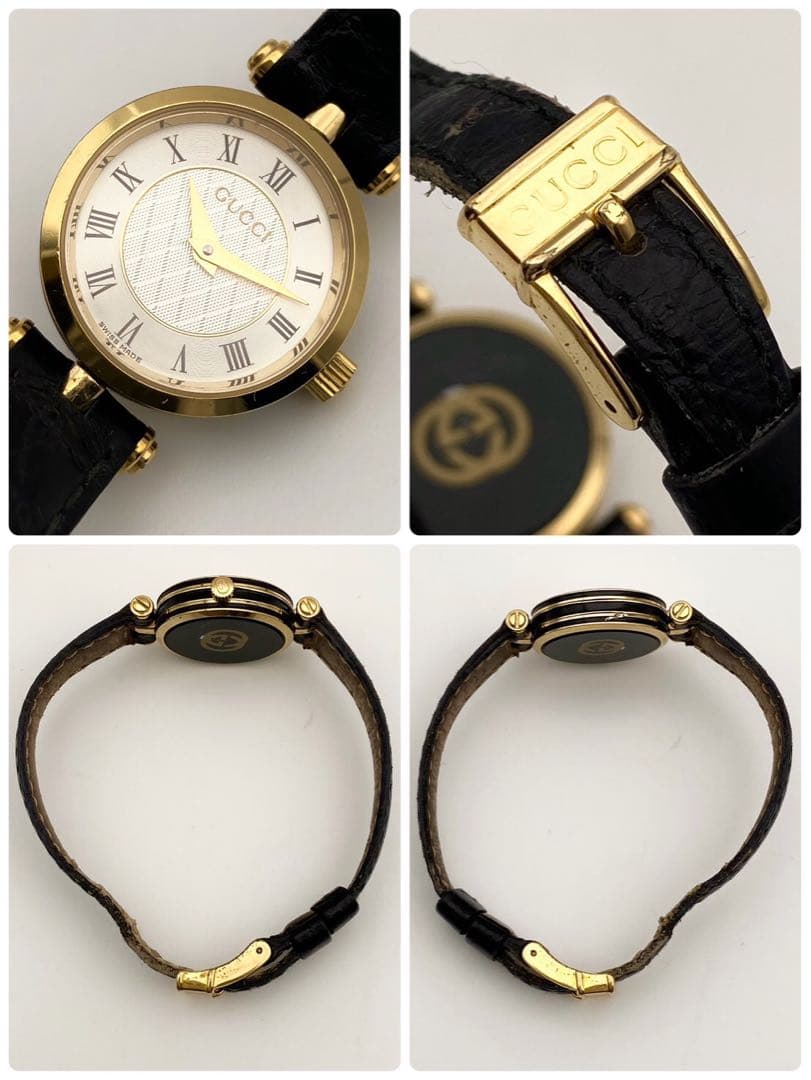 【稼働品】グッチ クォーツ 腕時計 2040L 新品電池