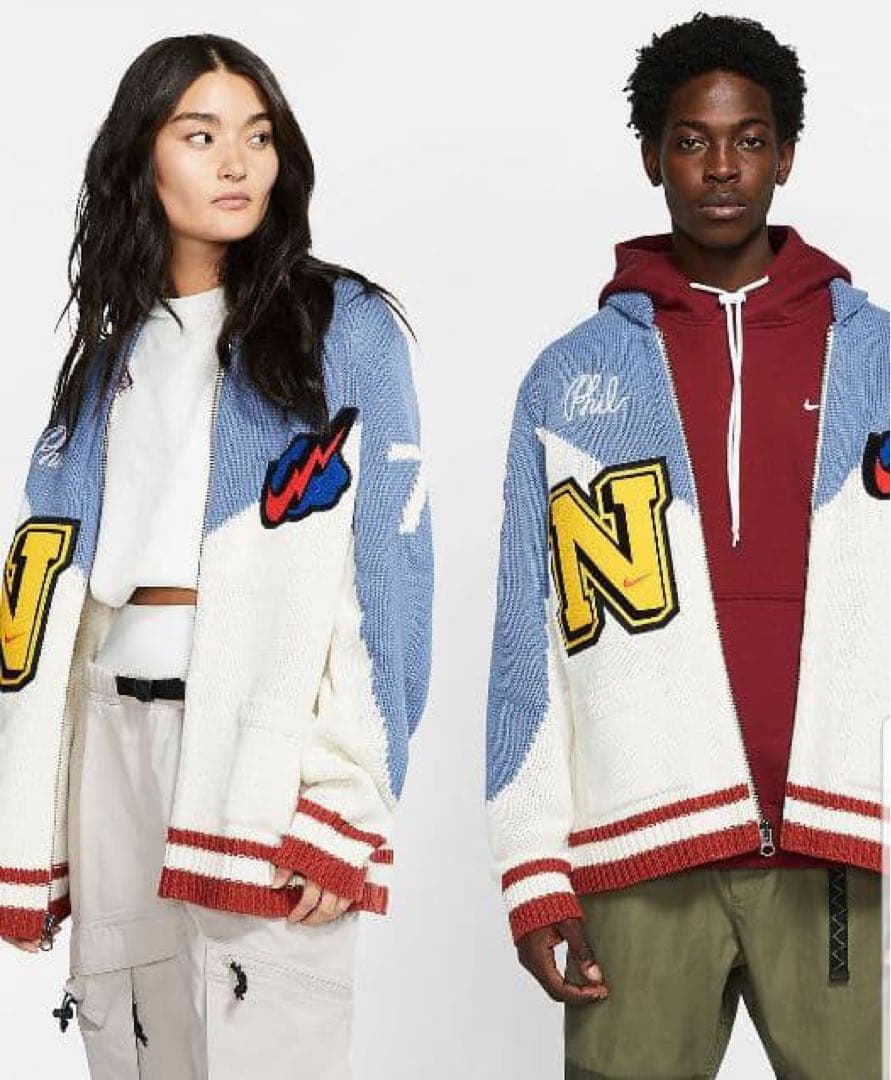【新品未使用】 NIKE フィールドニット ジップアップ カーディガン