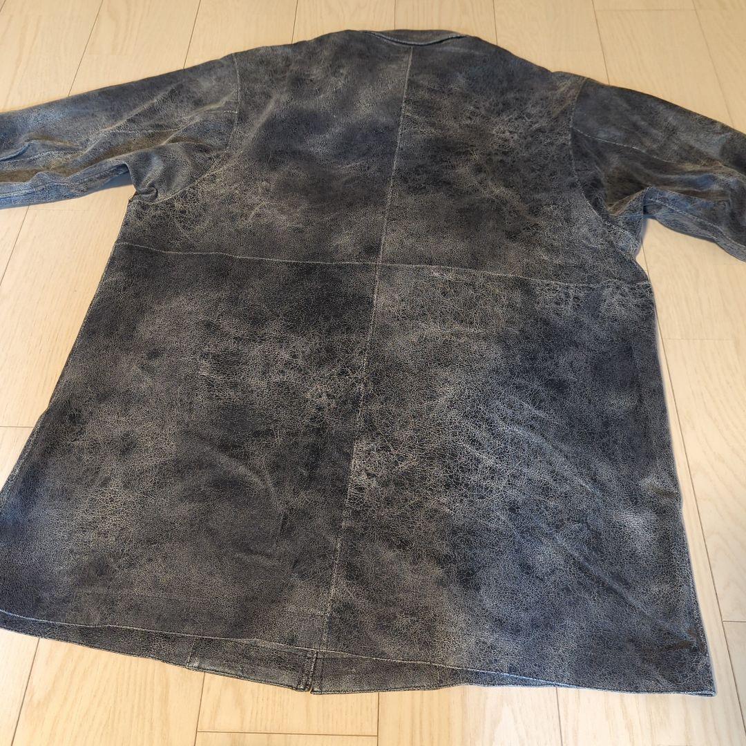 Ameri　CRUSHED LEATHER COAT