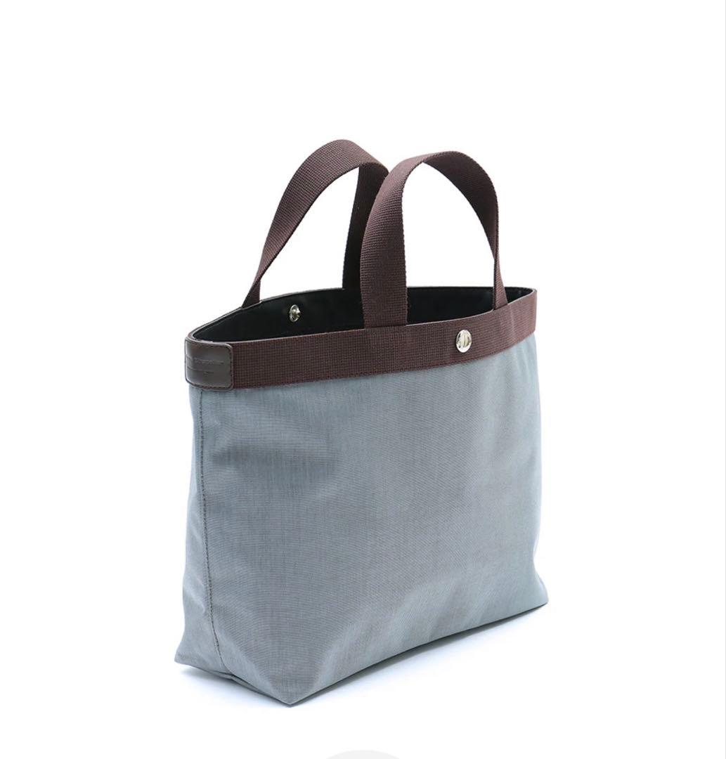 【極美品】エルベシャプリエ　トートバック　704C フュズィ×モカ