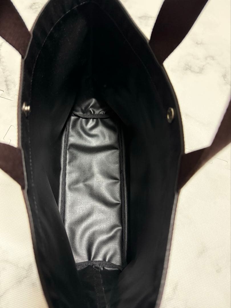 【極美品】エルベシャプリエ　トートバック　704C フュズィ×モカ