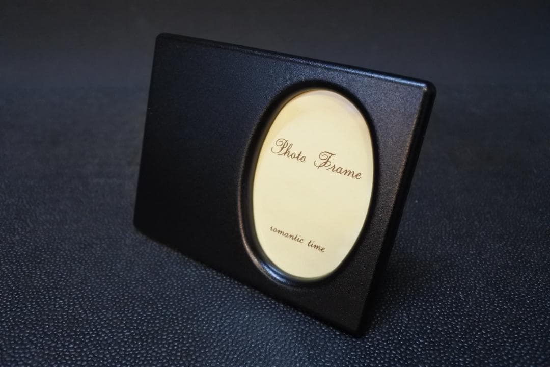 限定値下　長期保管品　ペット仏壇　木製　写真立て付　紺　仏具　仏壇　1055