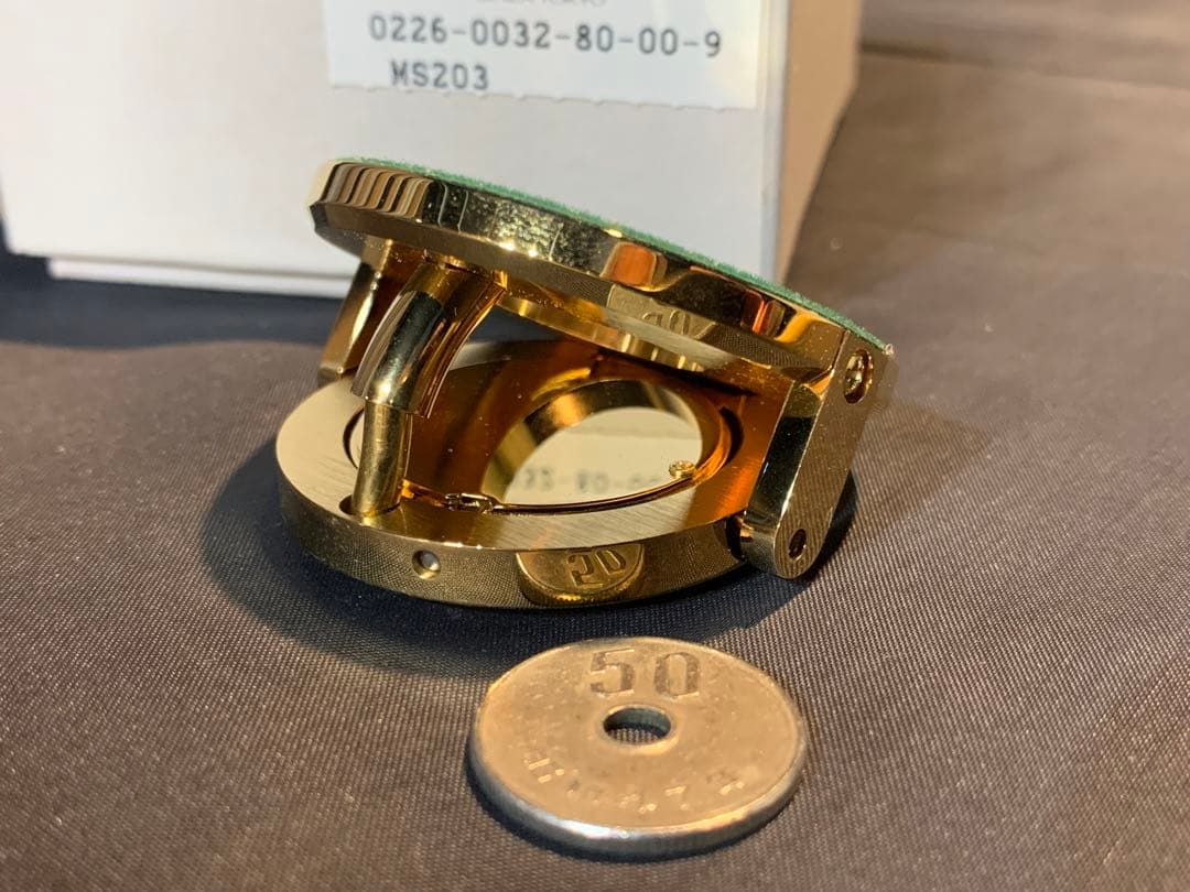 新品コレクション 銀座WAKO 超ミニクロック MS203 径50mm