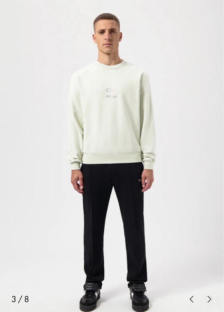 BALR. ボーラー Lサイズ CREWNECK LIGHT BEIGE