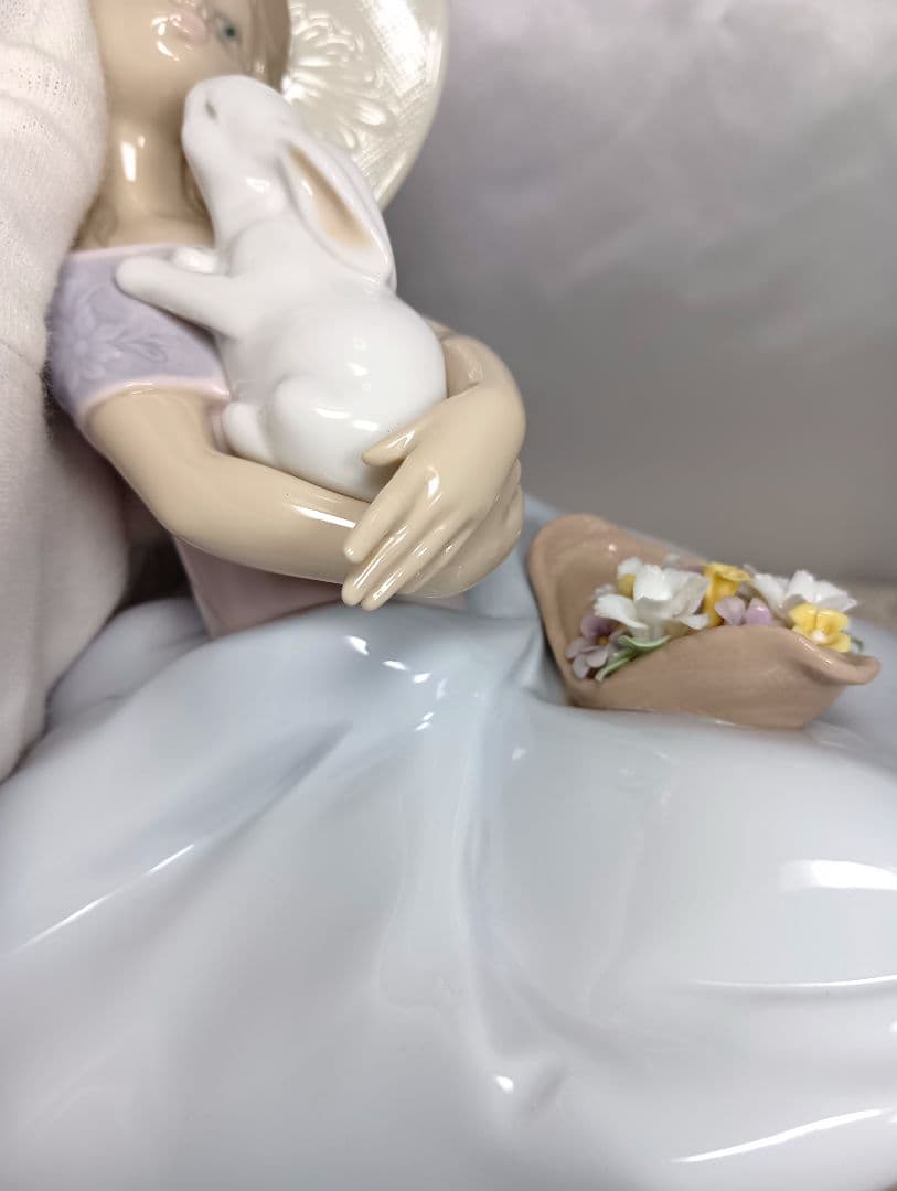 リヤドロ LLADRO バニーキッス No.6741 美品 希少 絶版
