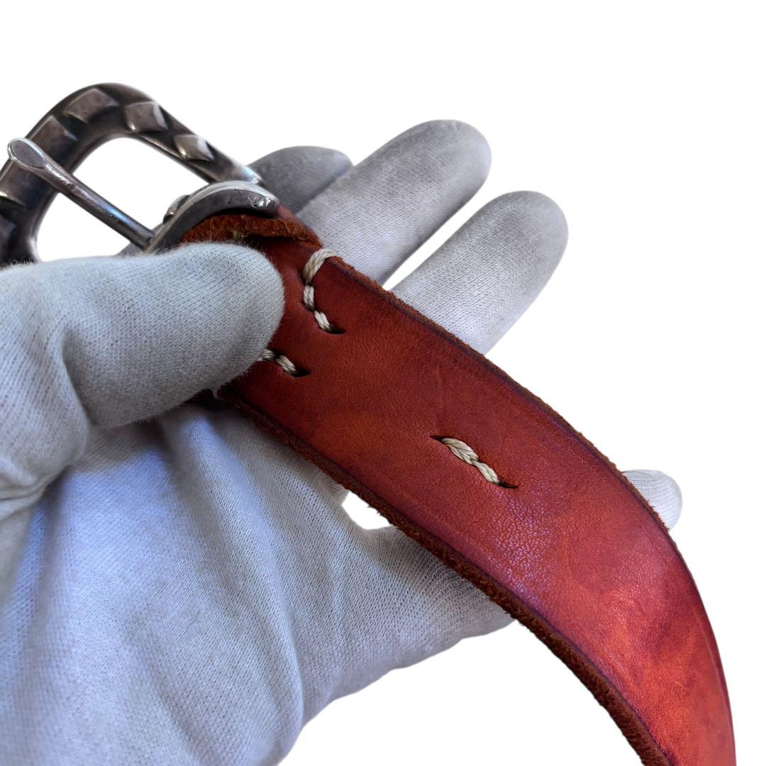 一生モノ◎Vintage Works レザーベルト DH5740 ブロンズ 33