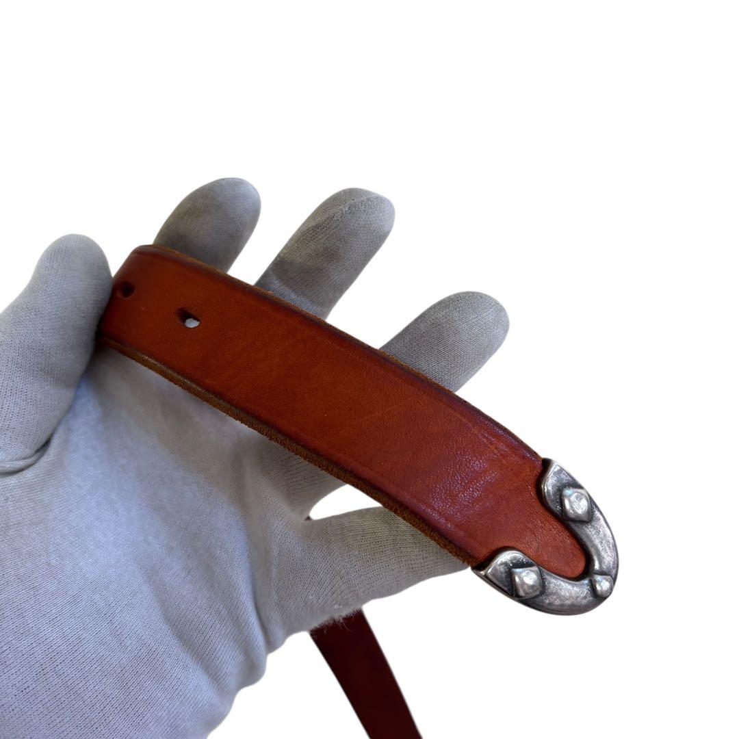 一生モノ◎Vintage Works レザーベルト DH5740 ブロンズ 33