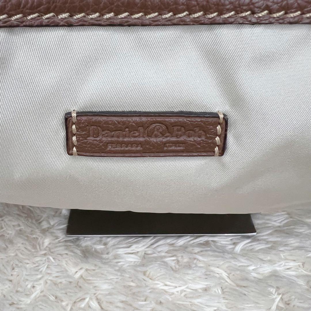 Daniel&Bob ボディバッグ ウエストバッグ レザー ナイロン カウレザー