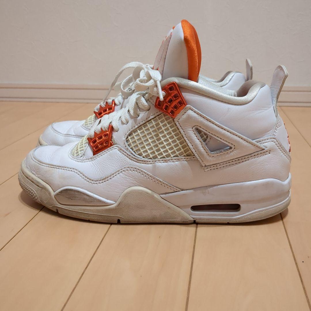 Air Jordan 4 ホワイト/オレンジ
