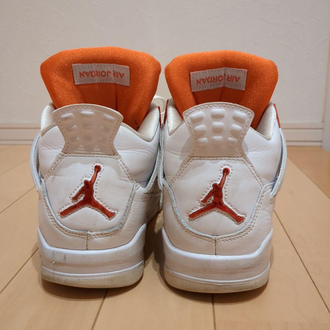Air Jordan 4 ホワイト/オレンジ
