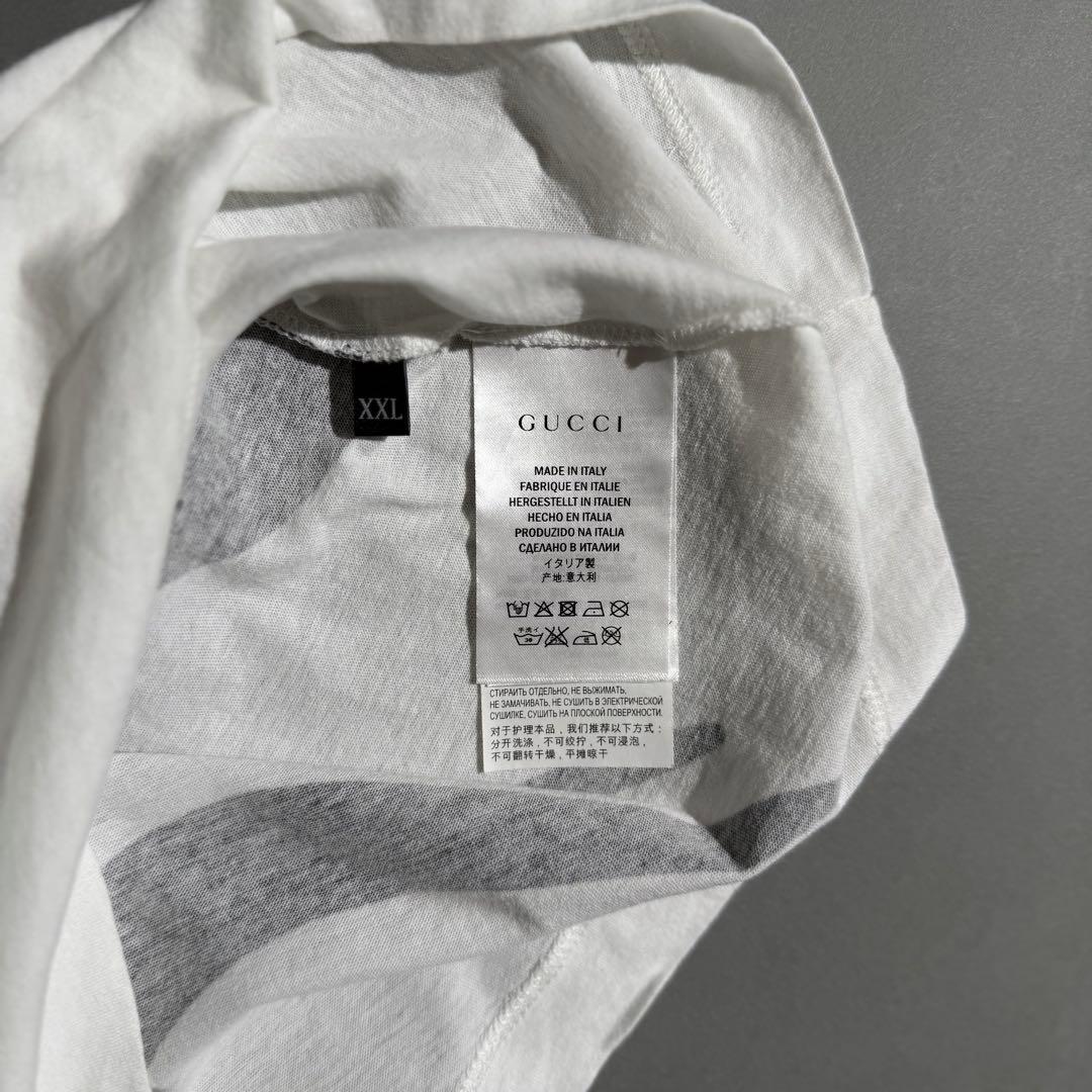 GUCCI タイガープリントT XXLサイズ 白