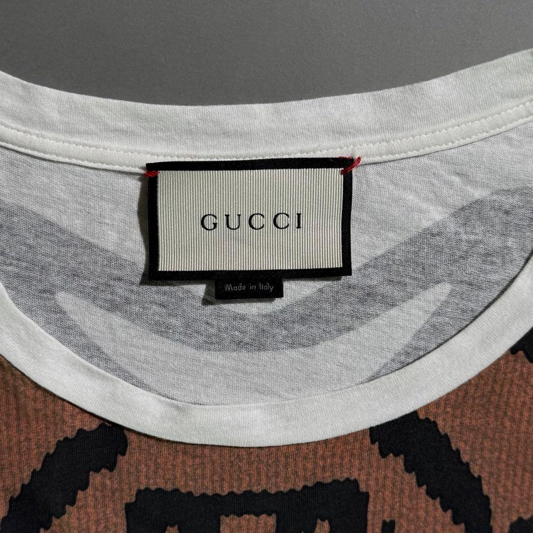 GUCCI タイガープリントT XXLサイズ 白