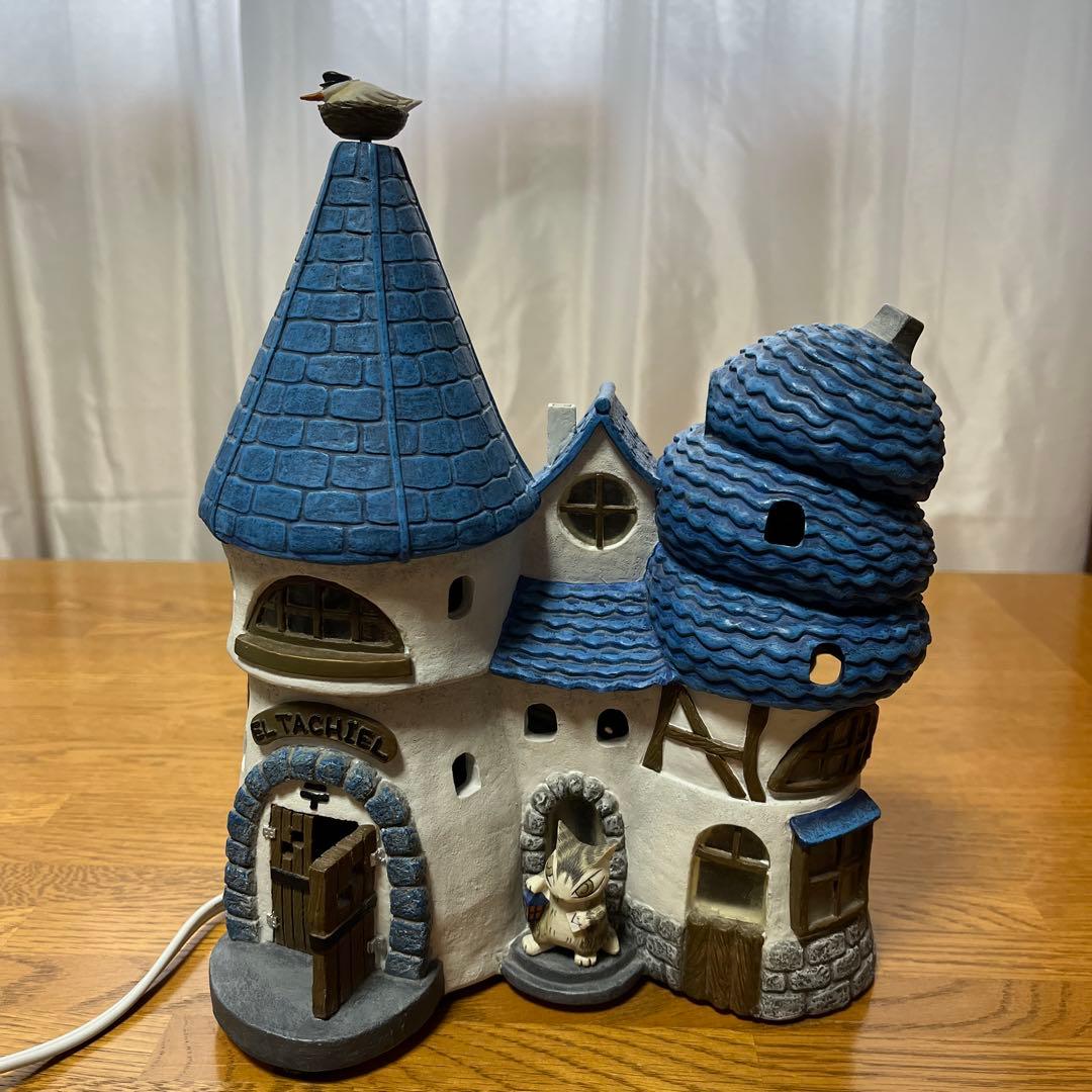 ダヤンわちふぃーるど WachiField タシルランプ 青屋根 置物