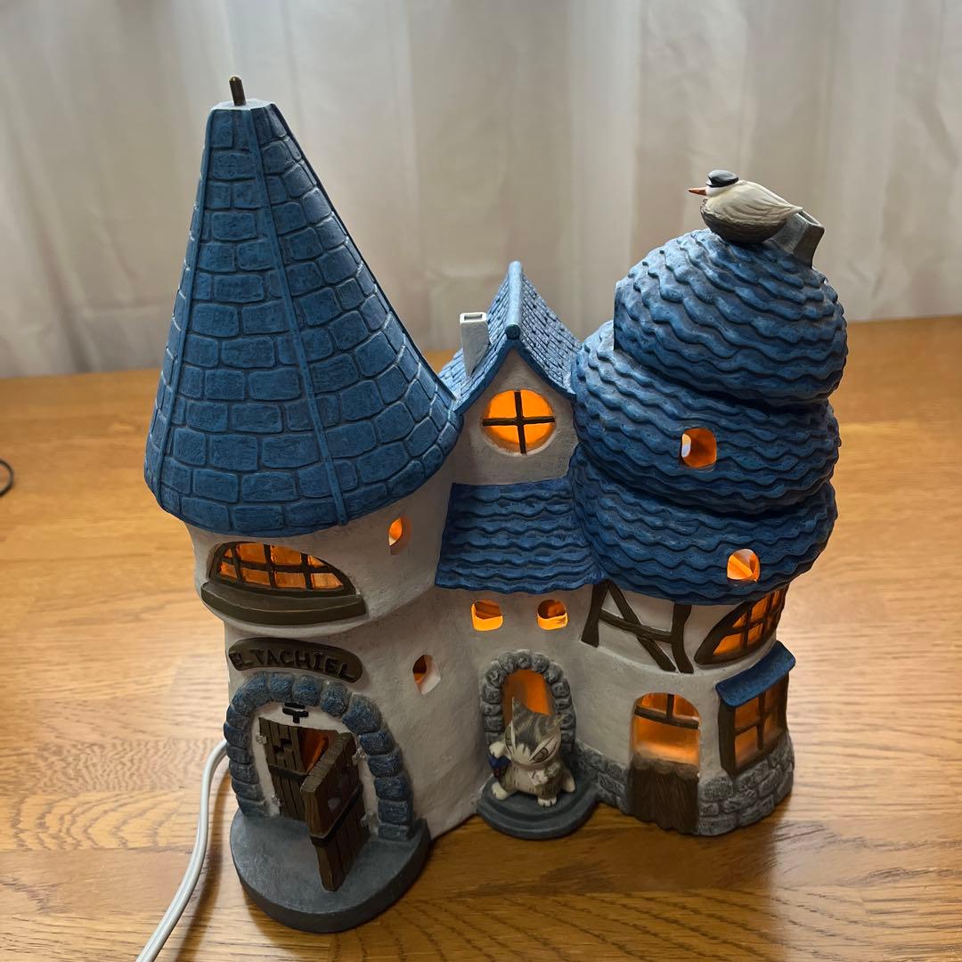 ダヤンわちふぃーるど WachiField タシルランプ 青屋根 置物