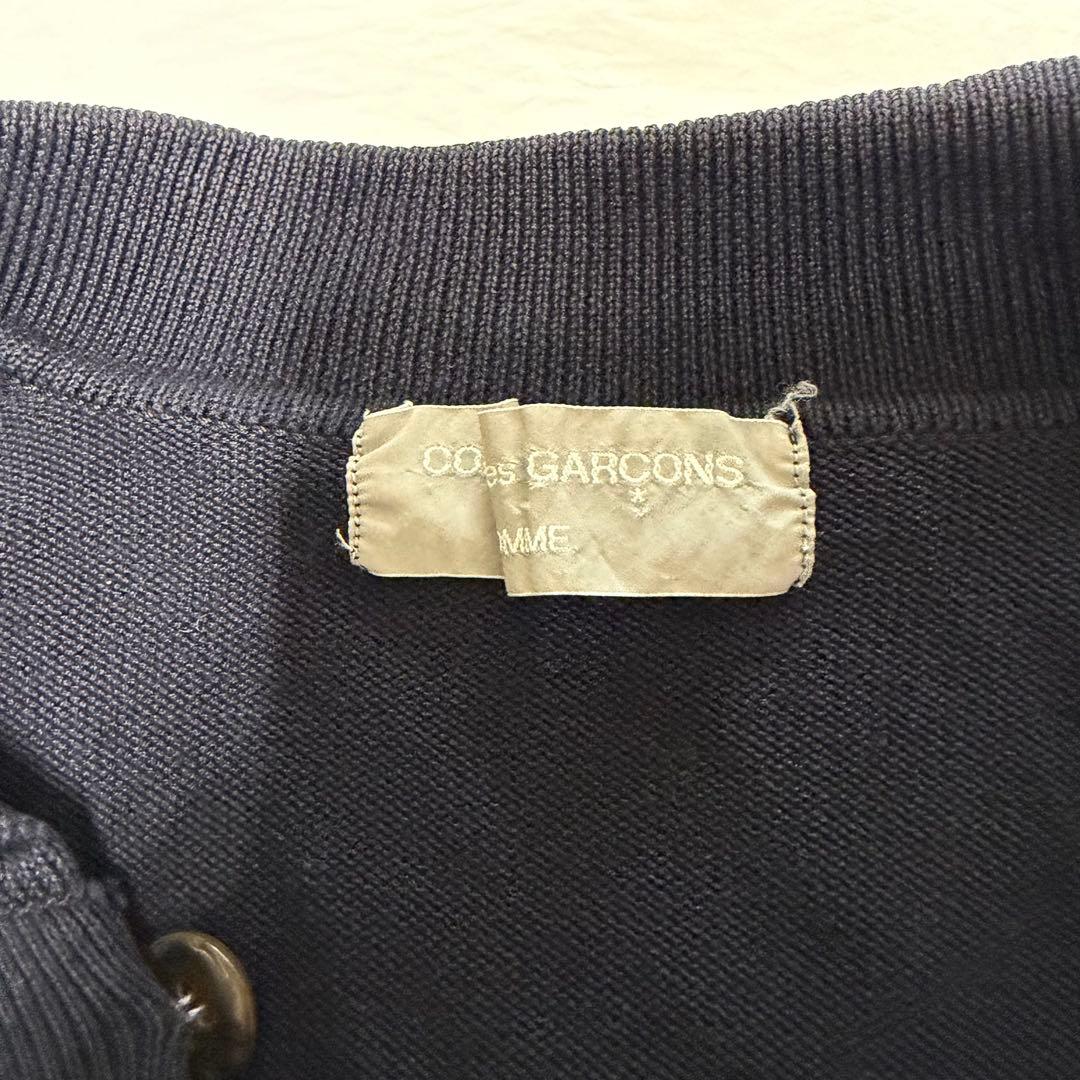 90s COMME des GARCONS HOMME カーディガン　ネイビー