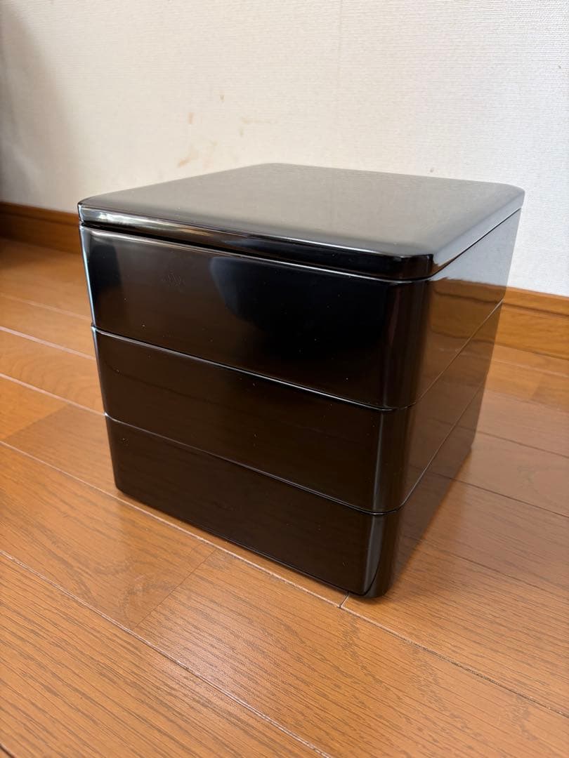 美品　本漆　3段重箱