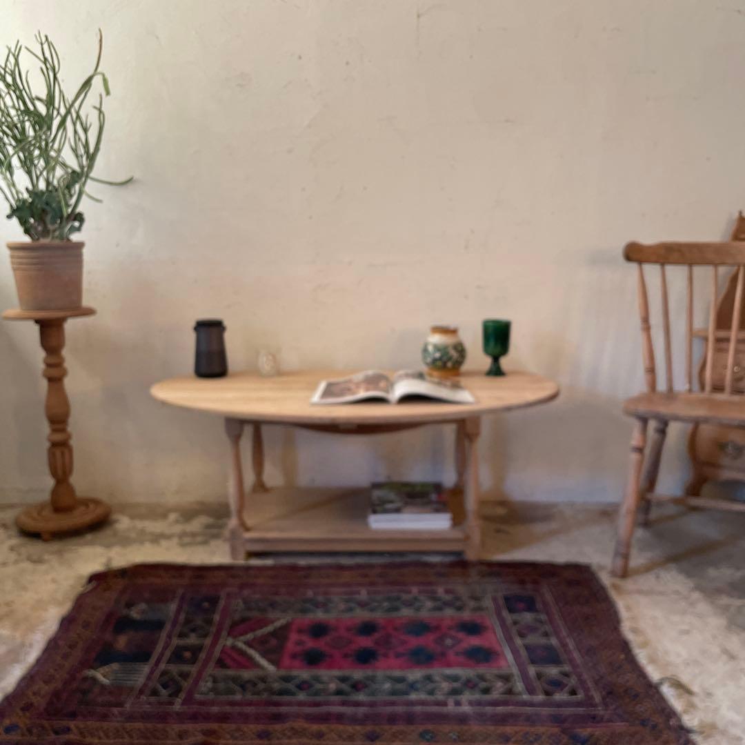 ドロップリーフサイドテーブル　ドロップリーフコーヒーテーブル　テレビ台　剥離