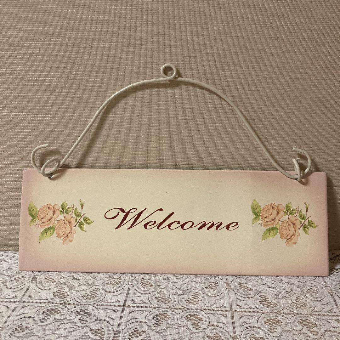 イマン　ダイアナローズ　Welcomeボード