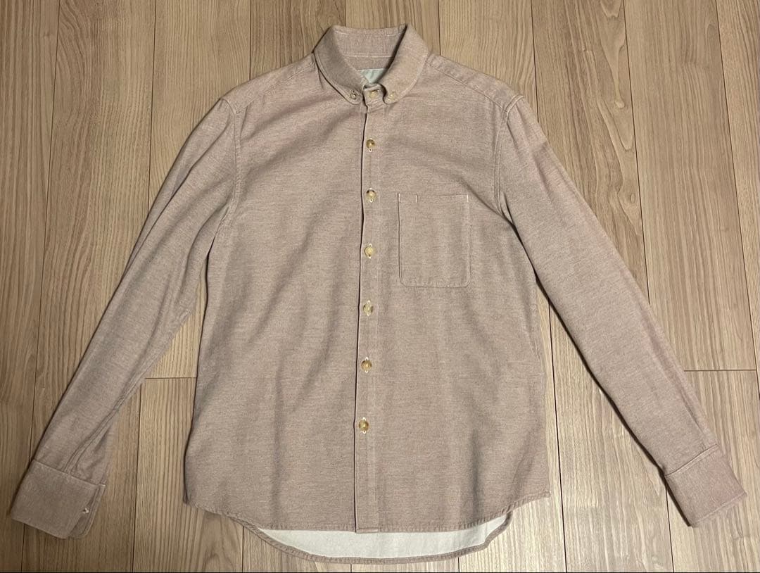 S.E.H KELLY 長袖 ボタンダウン ネルシャツ 綿100% 英国製