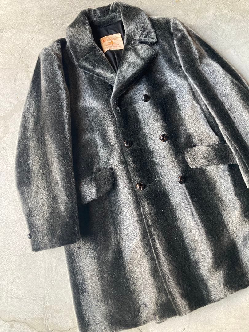 【美品】50-60s ファーコート カナダ製 L vintage