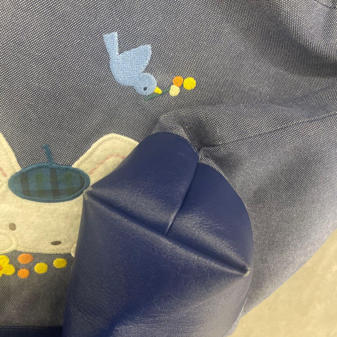 ファミリアミモザデニムバッグ