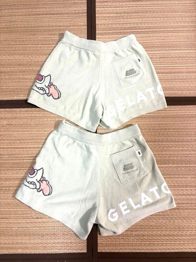 ジェラートピケ　ヨッシー ルームウェア・ルームシューズ・クッションセットおまけ付