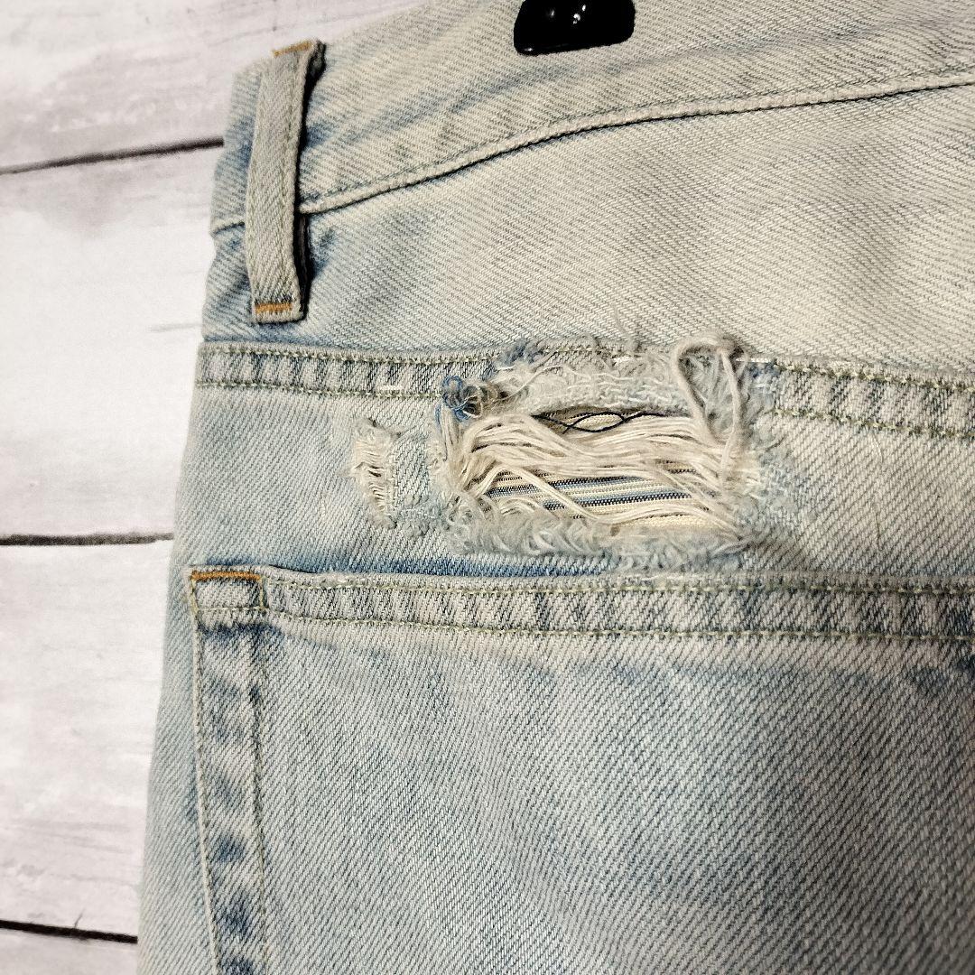 ポロバイラルフローレン パープルレーベル 再構築デニムパンツ パッチワーク