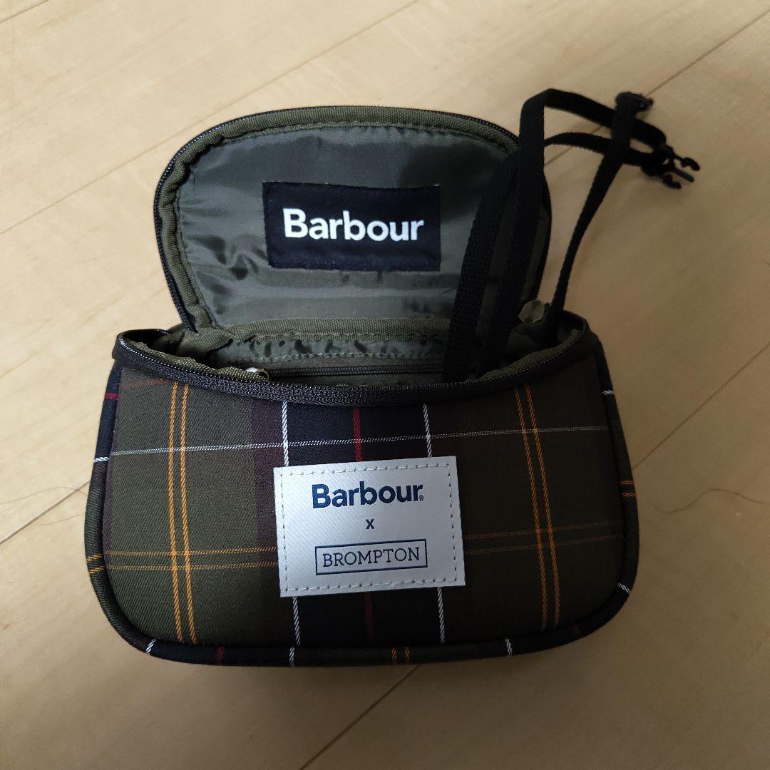 brompton barbour zipポーチ