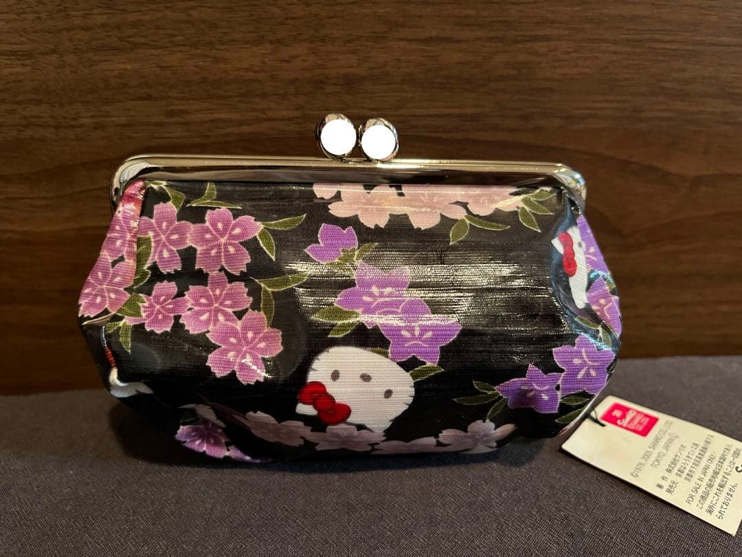 サンリオ ハローキティ がま口 ポーチ 2005年 京都ハローキティ工房