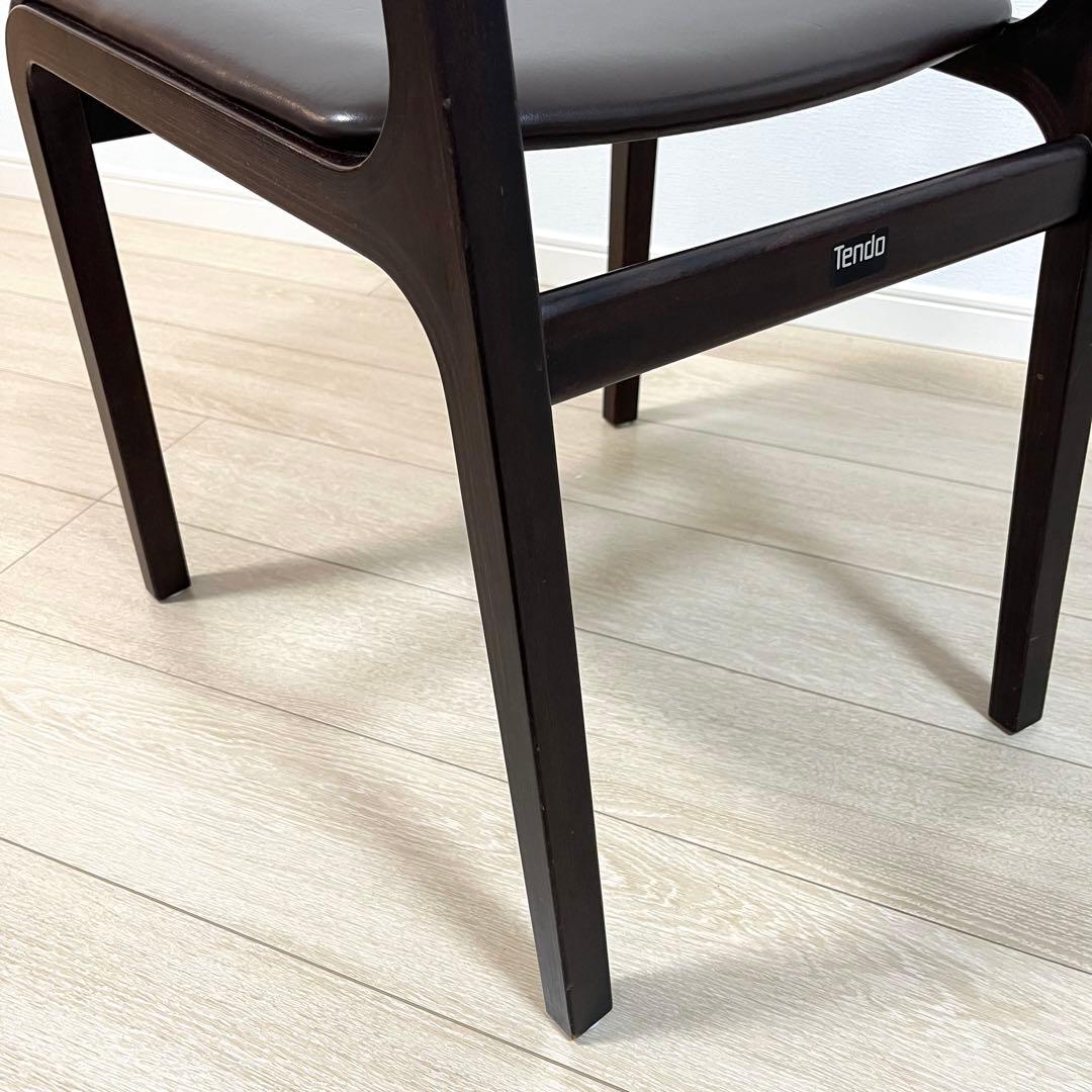 (て31)Tendo 天童木工 菅沢光政 ラダーバックチェア ダイニングチェア