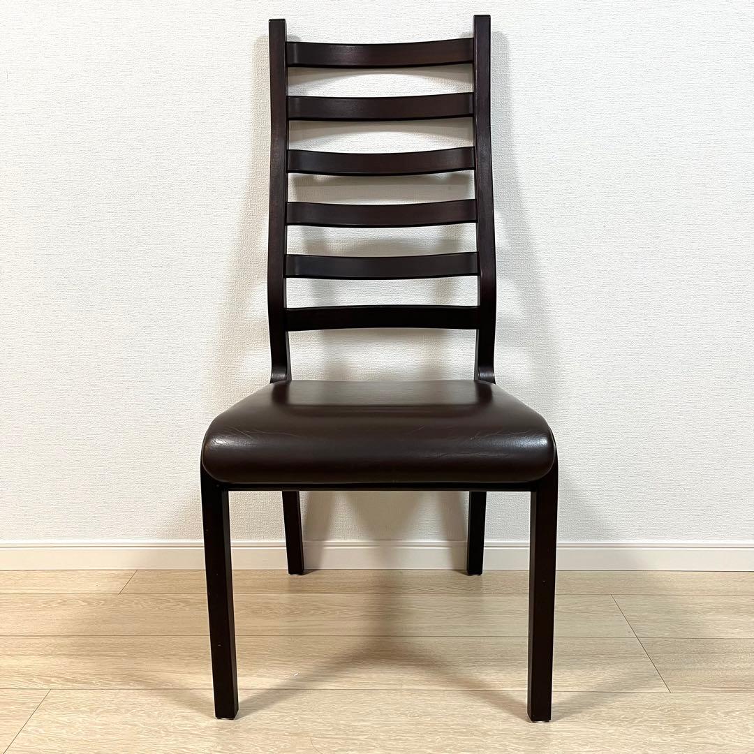 (て31)Tendo 天童木工 菅沢光政 ラダーバックチェア ダイニングチェア