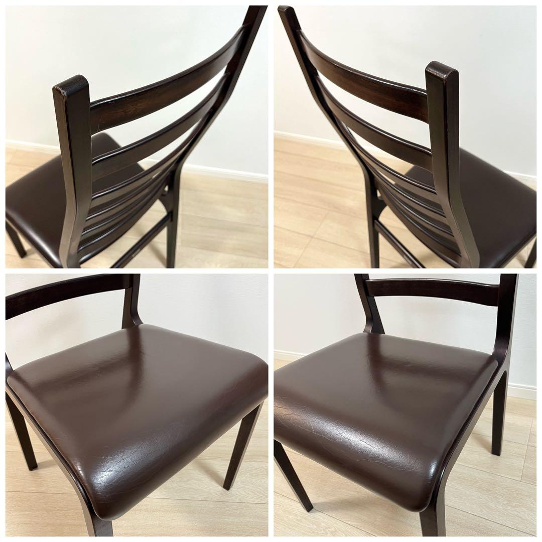 (て31)Tendo 天童木工 菅沢光政 ラダーバックチェア ダイニングチェア