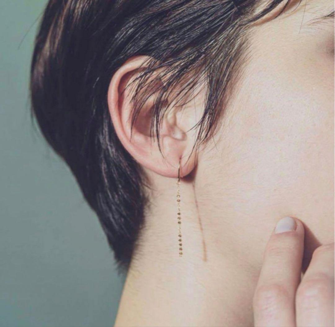 き*こ様 ete K18YGグレイン ピアス