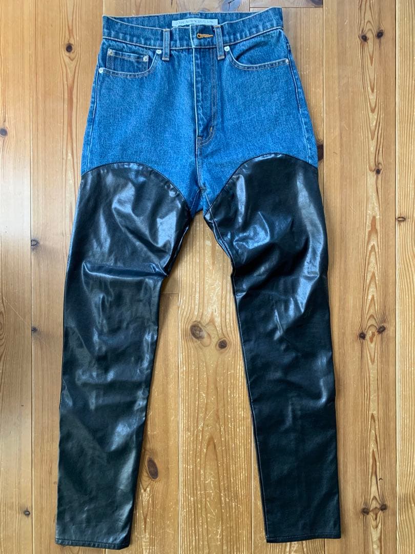 JOHN LAWRENCE SULLIVAN ストレートデニム　サリバン　レザー