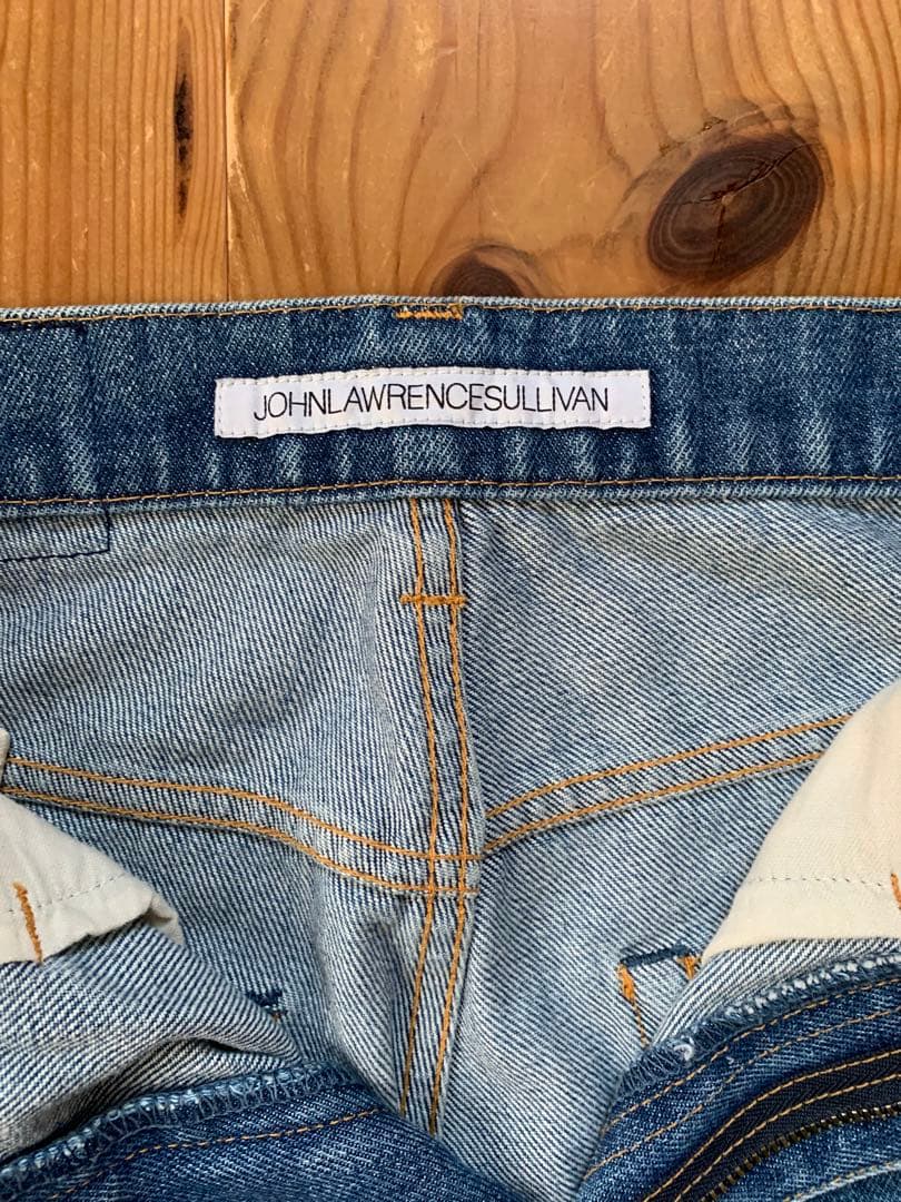 JOHN LAWRENCE SULLIVAN ストレートデニム　サリバン　レザー