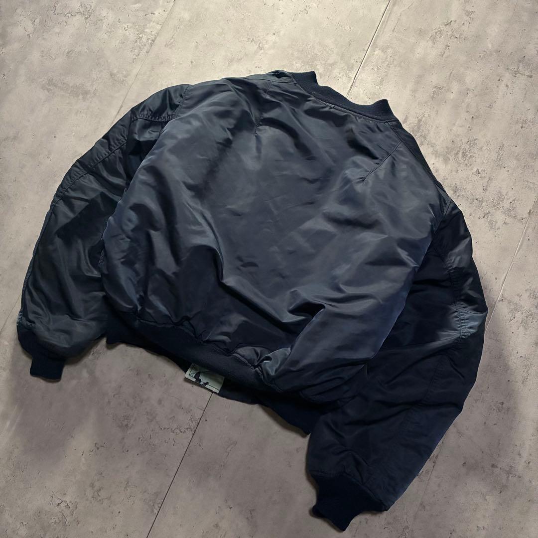 希少 usa製 古着 HOPE MFG 短丈 リバーシブルブルゾン 迷彩 L