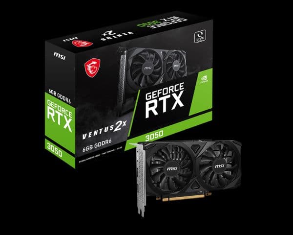 MSI RTX 3050 VENTUS 2X E 6G OC 新品