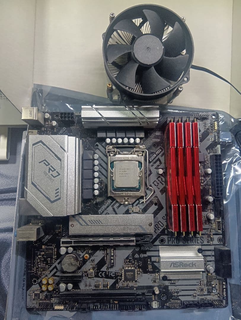 【セット売り】メモリ32GB + B560M + Intel i5-11400F