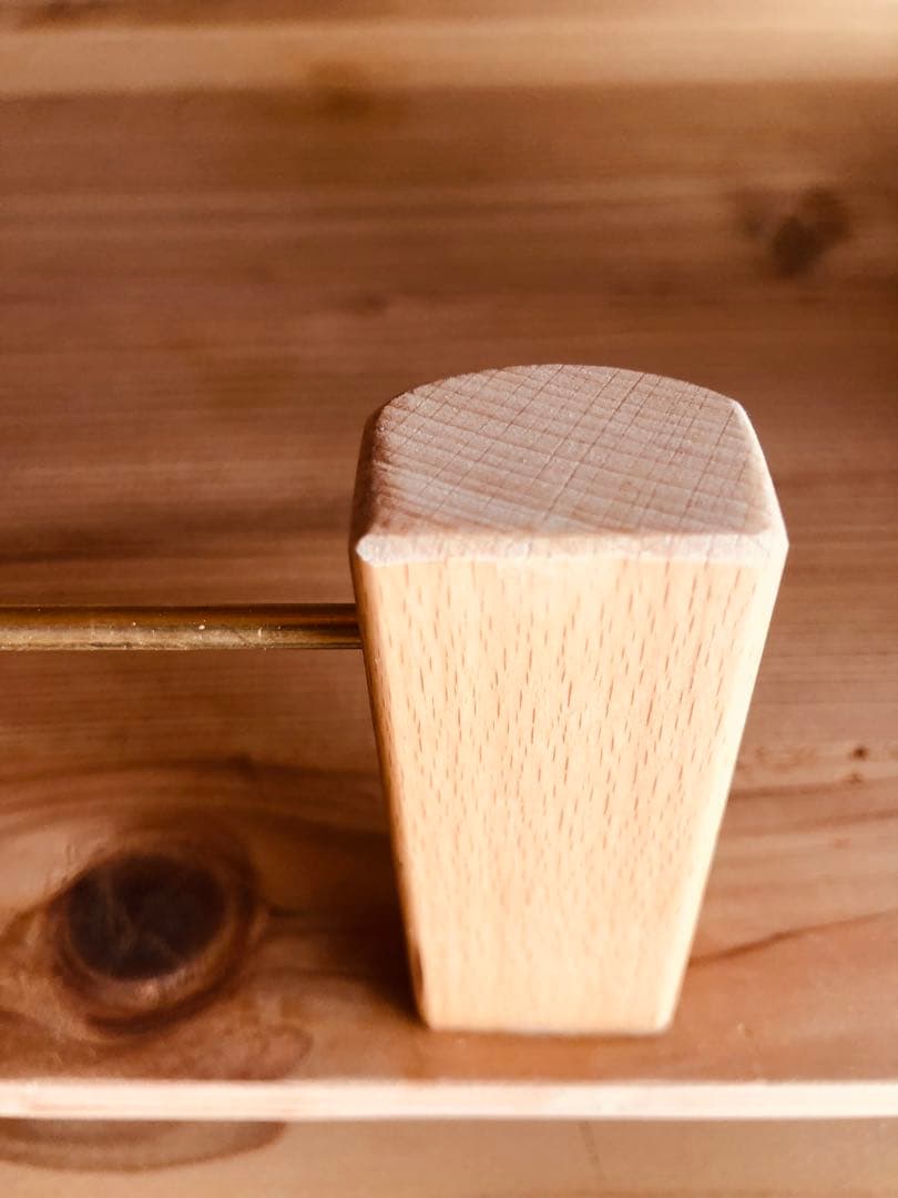 【一点物｜杉無垢材シェルフ】和モダン収納　打ち出し取手付｜アンティーク家具