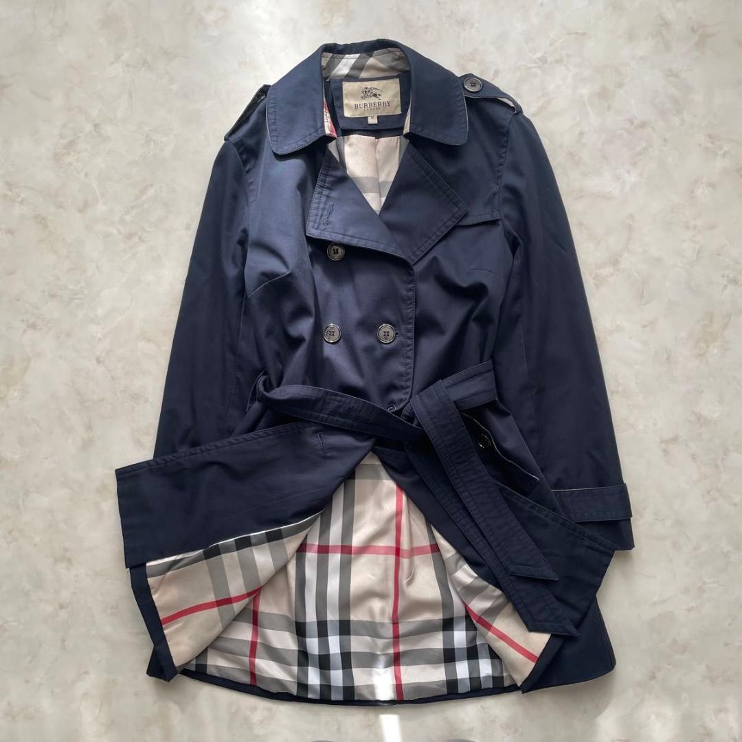 BURBERRY LONDONトレンチコート　ノバチェック　メガチェック　M